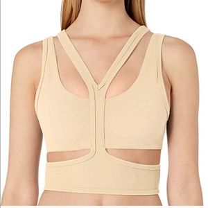 Alo Yoga Y strap padded sport bra $68 Green S